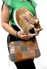 Sneakers Alviero Martini On The Road Cuoio -Bianco -Nero Z0605 300E