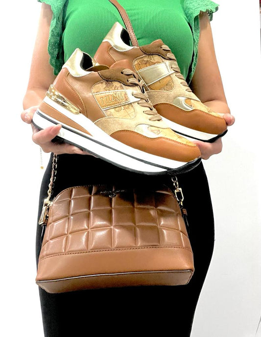 Sneakers Alviero Martini Donna Cuoio-Nero Z 0722 300M