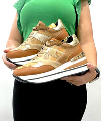 Sneakers Alviero Martini Donna Cuoio-Nero Z 0722 300M