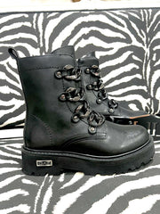 Stivaletto Anfibio Cult Donna Nero Con Accessorio 3489