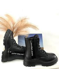 Stivaletto Anfibio Donna Calvin Klein Nero EFCK080686999