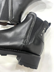 Stivaletti Donna In Pelle Nero Giardini I205800D