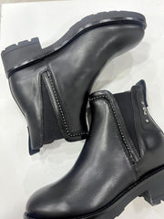 Stivaletti Donna In Pelle Nero Giardini I205800D