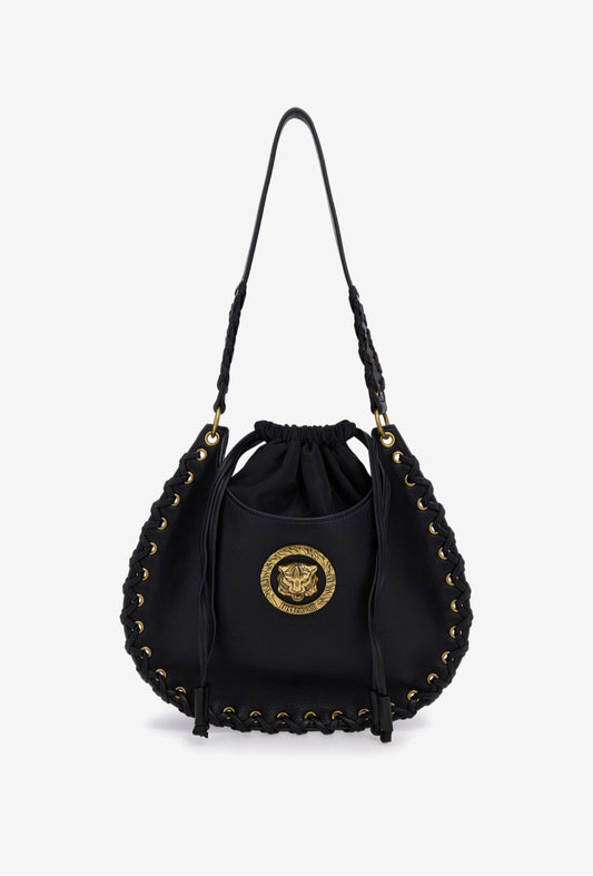 Borsa a spalla Just Cavalli con intrecci 75RA4BS3