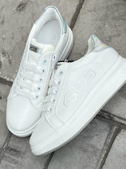 Sneakers 4US Paciotti Donna Bianco-Beige 42706