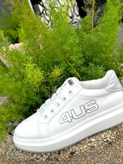 Sneakers 4US Paciotti Donna Bianco-Beige 42706