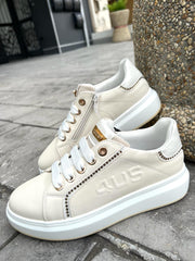 Sneakers 4US PACIOTTI Donna Beige-Bianco 42703