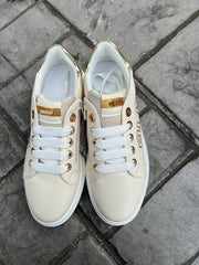 Sneakers 4US Paciotti Donna Bianco-Beige 42706