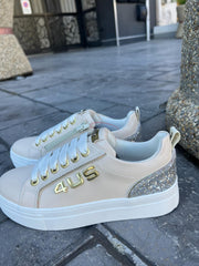 Sneakers 4US PACIOTTI Donna Beige-Bianco 42741-43004
