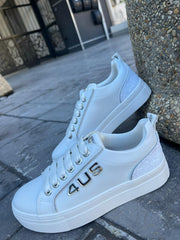 Sneakers 4US PACIOTTI Donna Beige-Bianco 42741-43004