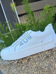 Sneakers 4US PACIOTTI Donna Beige-Bianco 42741-43004