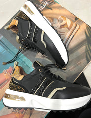 Sneakers Alviero Martini On The Road Cuoio -Bianco -Nero Z0605 300E