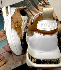 Sneakers Alviero Martini On The Road Cuoio -Bianco -Nero Z0605 300E