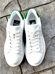 Snaakers Liu-jo Uomo Leather Bianco/Rosso-Bianco/Verde s1056