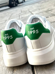 Snaakers Liu-jo Uomo Leather Bianco/Rosso-Bianco/Verde s1056