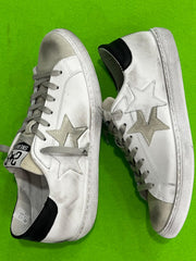 Sneakers 2STAR uomo In Pelle Bianca/ Vari Colori 2SU40