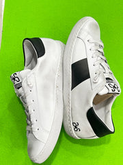 Sneakers 2STAR Uomo In Pelle Bianco/Verde - Bianco/Nero 2SU400
