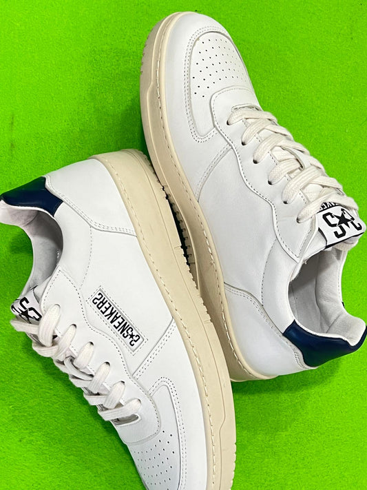 Sneakers 2STAR Uomo Pelle Bianco/Vari Riporti  2SU42