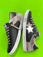 Sneakers 2STAR uomo In Pelle Bianca/ Vari Colori 2SU40