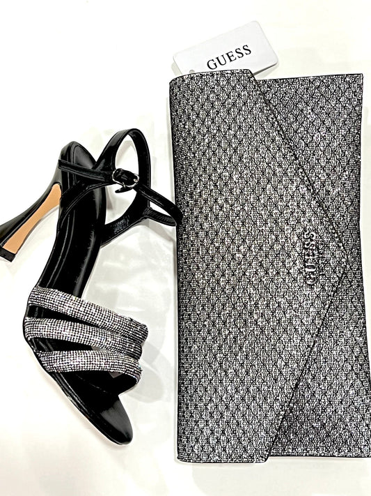 Sandalo Kharisma Donna Con Strass Viola-Nero-Oro 7607