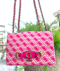 Borsa Donna Guess Blu-Fuxia JB865421