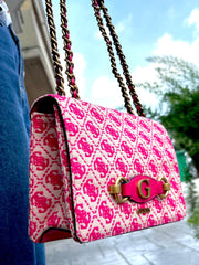 Borsa Donna Guess Blu-Fuxia JB865421