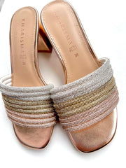 Sandalo Donna Kharisma Fuxia -Oro 7498