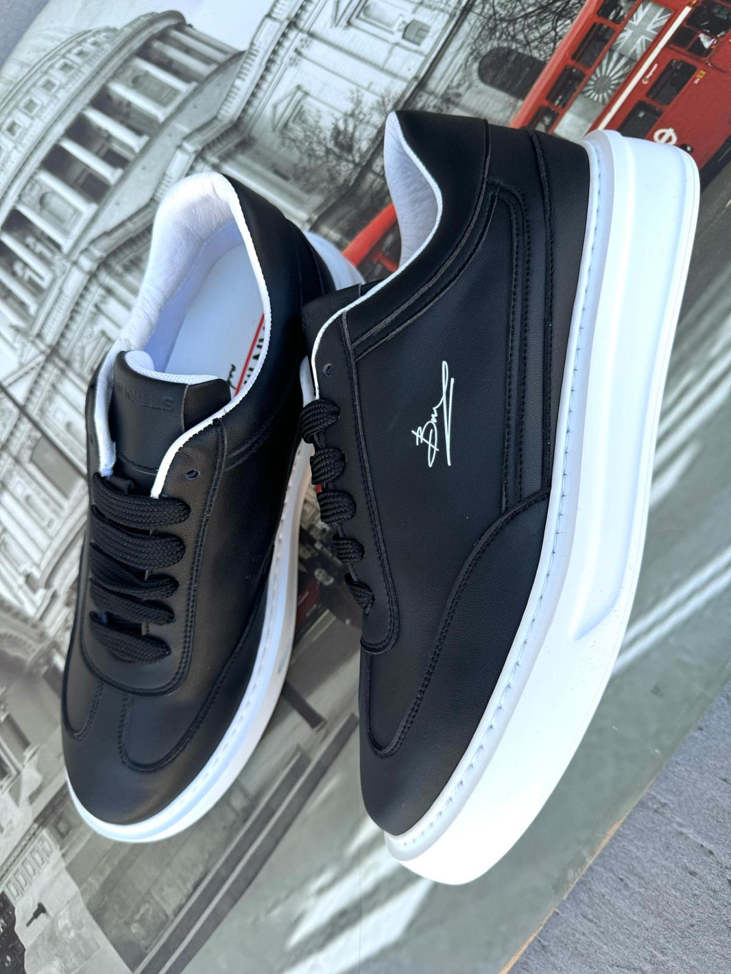 Sneakers Brian Mills Uomo Bianco/Nero 810L