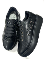 Sneakers Cult Young Donna Bianco/Nero T-100
