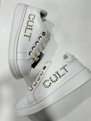 Sneakers Cult Young Donna Bianco/Nero T-100