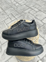 Sneakers Cult Young Donna Bianco/Nero T-100