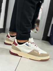 Sneakers Blauer Uomo Beige/Bourdeux F3HARPER08/LES HARPER08