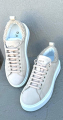 Sneakers D.A.T.E. Sfera Teddy Donna Beige W391-SF-TN-BI