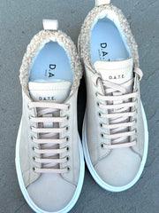 Sneakers D.A.T.E. Sfera Teddy Donna Beige W391-SF-TN-BI