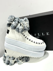 Scarpe Gaëlle Paris Eskimo In Pelle Con Pelliccia GBCDM2890