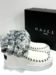 Scarpe Gaëlle Paris Eskimo In Pelle Con Pelliccia GBCDM2890
