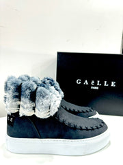 Scarpe Gaëlle Paris Eskimo In Pelle Con Pelliccia GBCDM2890