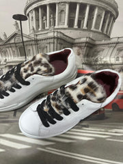 Sneakers Ed Parrish Donna Nero-Bianco teddy LALD-MA53