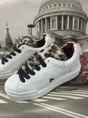 Sneakers Ed Parrish Donna Nero-Bianco teddy LALD-MA53