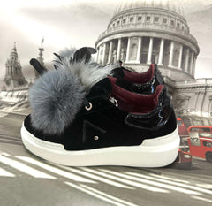 Sneakers Ed Parrish Donna Nero PonPon CKLD-VL01