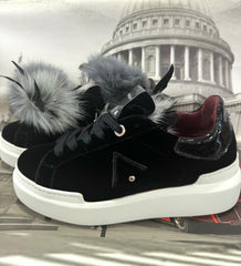 Sneakers Ed Parrish Donna Nero PonPon CKLD-VL01