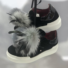 Sneakers Ed Parrish Donna Nero PonPon CKLD-VL01