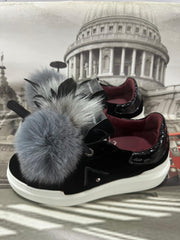 Sneakers Ed Parrish Donna Nero PonPon CKLD-VL01