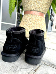 Keys MINI - Stivaletti Beige -Nero K-8830