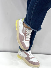 Sneakers Blauer Donna Rosa/Bianco S4ADEL01