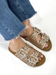 Ciabatta Kharisma Donna Doppia FIBBIA iNTRECCIATO 9337