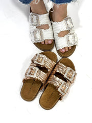 Ciabatta Kharisma Donna Doppia FIBBIA iNTRECCIATO 9337