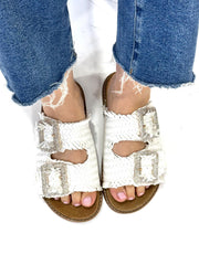 Ciabatta Kharisma Donna Doppia FIBBIA iNTRECCIATO 9337