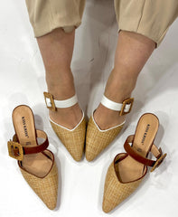 Scalzato Kiss Kriss Donna In Raffia Bicolor 8002