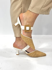 Scalzato Kiss Kriss Donna In Raffia Bicolor 8002